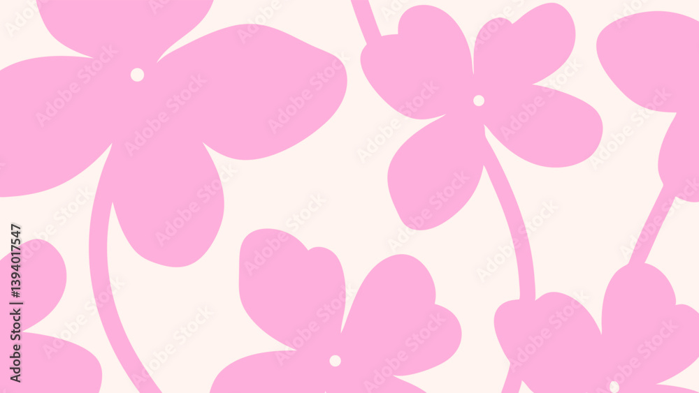 Floral silhouette illustration for print, wallpaper, clipart, wall art for home decoration Floral silhouette illustration for print, wallpaper, clipart, wall art for home decoration