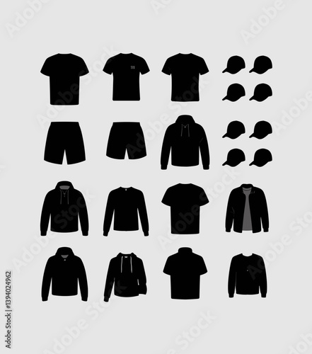 cloths mockup, vector mockup, digital, vector t shirts, vector shirts, silhouette clothing, shirt, clothes, fashion, vector, t-shirt, jacket, dress, illustration, set, wear, design, polo, coat, men, t