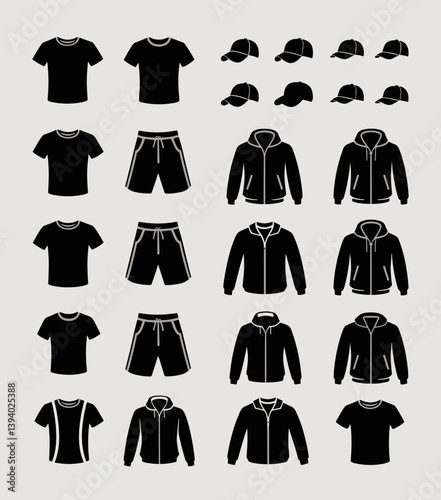 cloths mockup, vector mockup, digital, vector t shirts, vector shirts, silhouette clothing, shirt, clothes, fashion, vector, t-shirt, jacket, dress, illustration, set, wear, design, polo, coat, men, t
