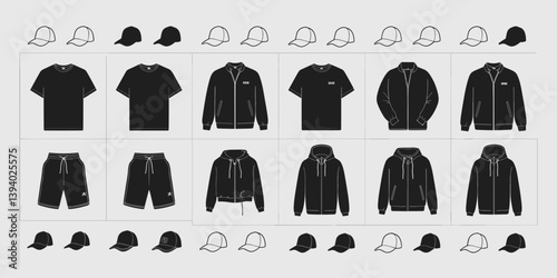 cloths mockup, vector mockup, digital, vector t shirts, vector shirts, silhouette clothing, shirt, clothes, fashion, vector, t-shirt, jacket, dress, illustration, set, wear, design, polo, coat, men, t