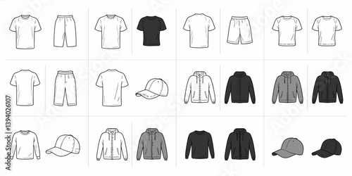 cloths mockup, vector mockup, digital, vector t shirts, vector shirts, silhouette clothing, shirt, clothes, fashion, vector, t-shirt, jacket, dress, illustration, set, wear, design, polo, coat, men, t