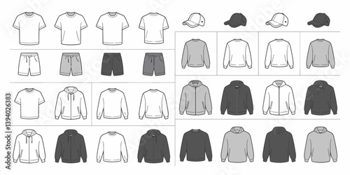 cloths mockup, vector mockup, digital, vector t shirts, vector shirts, silhouette clothing, shirt, clothes, fashion, vector, t-shirt, jacket, dress, illustration, set, wear, design, polo, coat, men, t