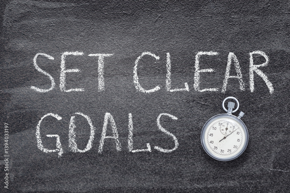 set clear goals watch