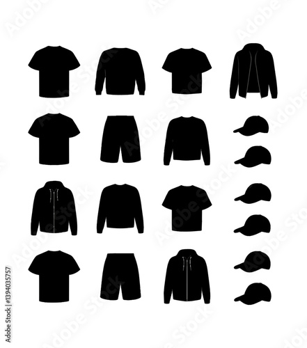 cloths mockup, vector mockup, digital, vector t shirts, vector shirts, silhouette clothing, shirt, clothes, fashion, vector, t-shirt, jacket, dress, illustration, set, wear, design, polo, coat, men, t
