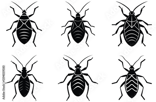 aphid vector sihouette