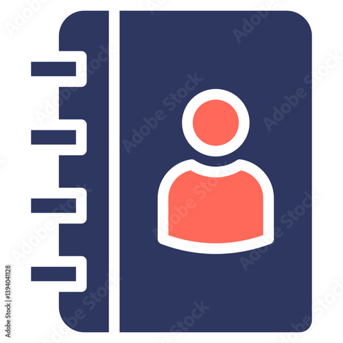 Contacts glyph color icon