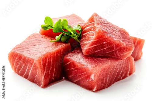  Tuna isolated on white background photo