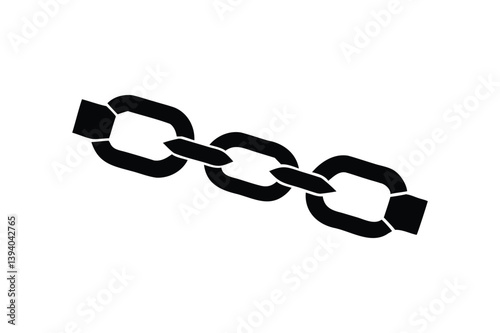 chain link on white background