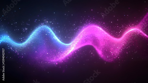 An abstract representation of a flowing wave in brilliant colors
