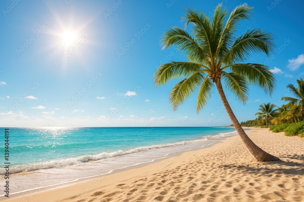Obraz premium Tropical paradise beach scene