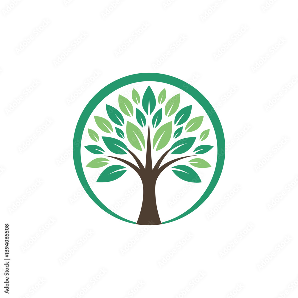 Obraz premium tree logo design vector 