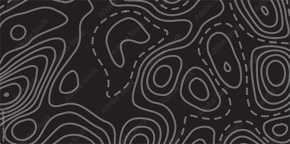 Abstract Vector Earth Relief Map with Conceptual Elevation Changes, Set Against a Black Background, Combining Artistic Geometric Lines and Fluid Topographic Layers for a Luxurious Visual Abstract Vector Earth Relief Map with Conceptual Elevation Changes, Set Against a Black Background, Combining Artistic Geometric Lines and Fluid Topographic Layers for a Luxurious Visual