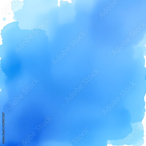 Abstract watercolor paint background light blue color