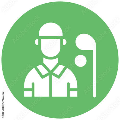 Golf Player Icon