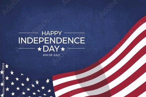 Commemorating Memorial Day with a Patriotic American Flag and Inspiring Tribute Honoring Heroes Who Made the Ultimate Sacrifice in Military Service Featuring a Meaningful Message of Courage and Respec