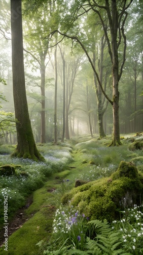Natural The Hidden Glade for mobile wallpaper photo