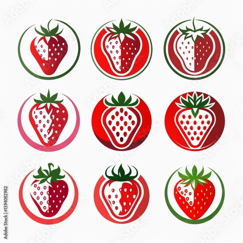 Strawberry Logo Collection