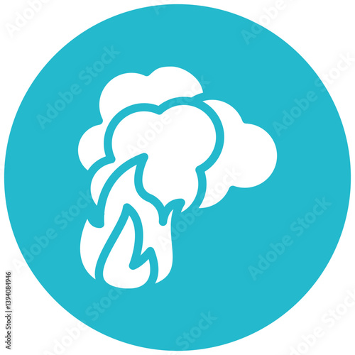 Fire Pollution Icon