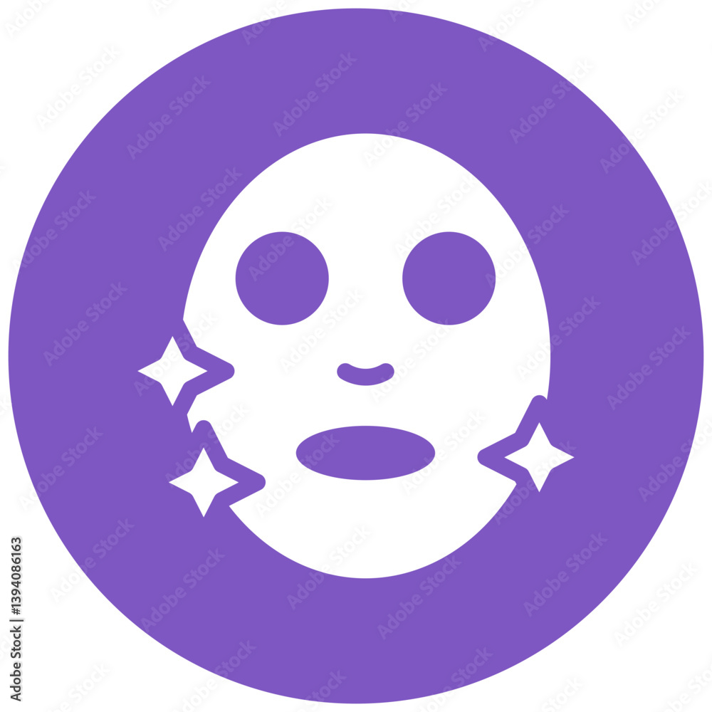 Fototapeta premium Facial Mask Icon