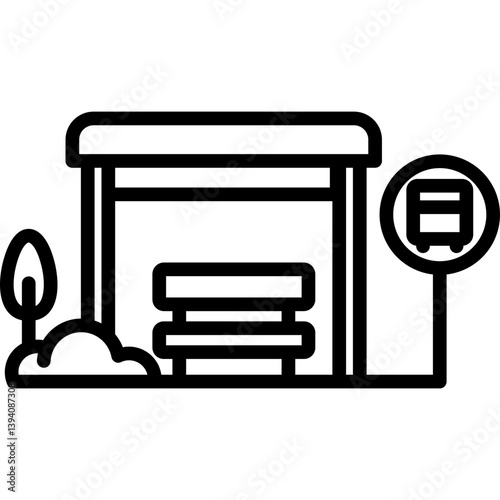 Bus Stop Icon