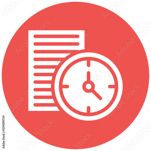 Time Management Vector Icon