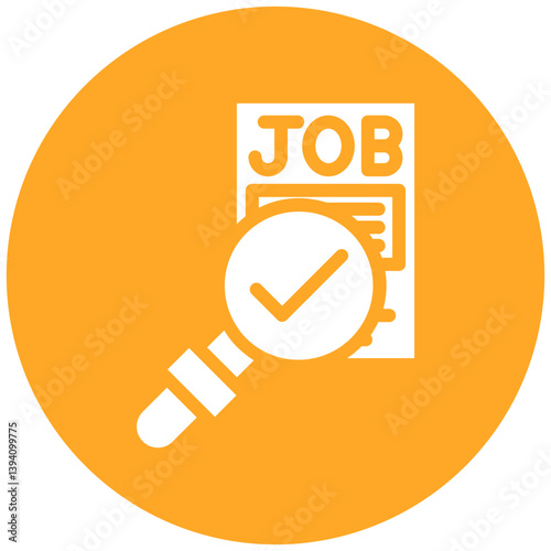 Job search Vector Icon
