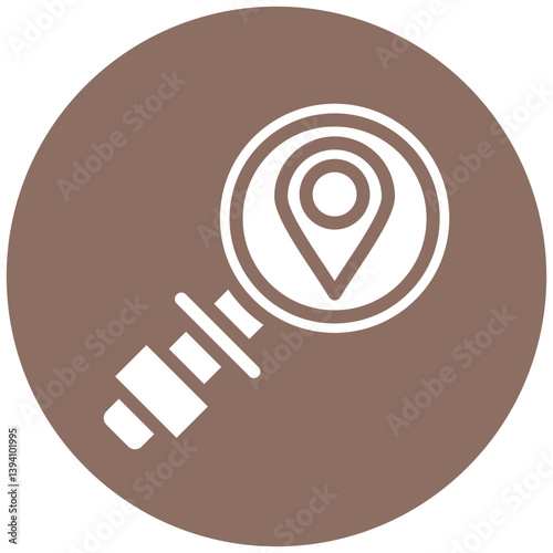Search Location Vector Icon