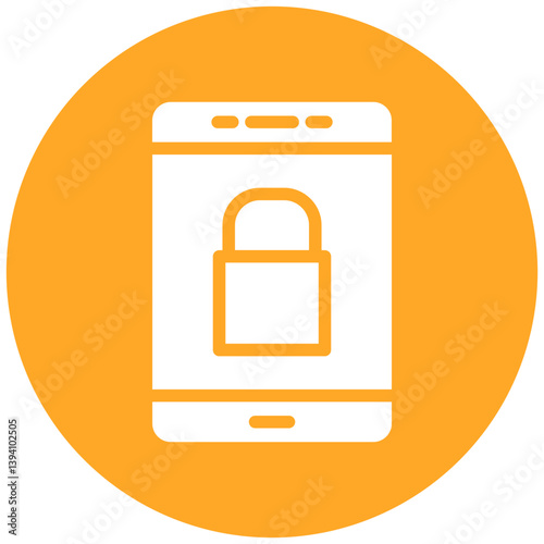 Screen lock Portrait Vector Icon