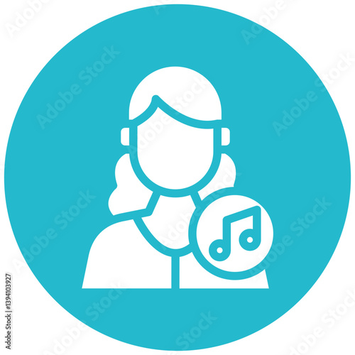 Singer Female Icon
