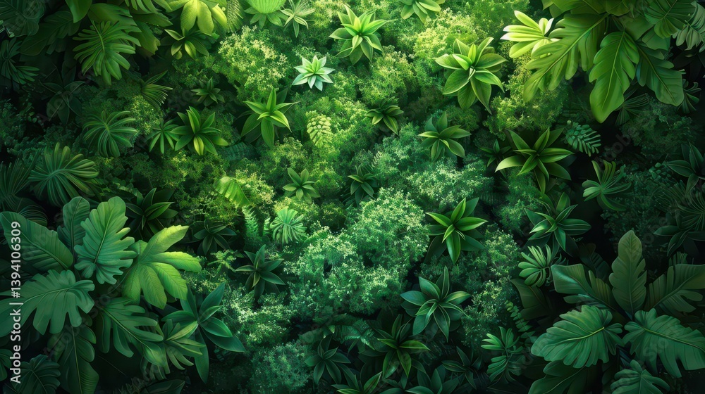 custom made wallpaper toronto digitalLush green foliage creating a vibrant, natural backdrop.