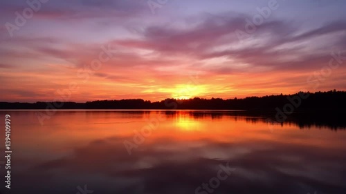 Soft Clouds Floating Peacefully