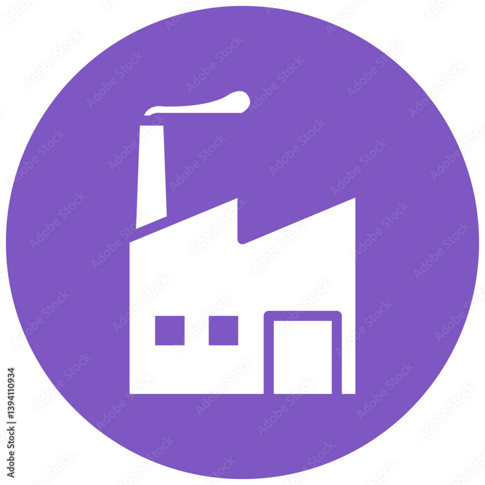 Obraz premium Factory Icon