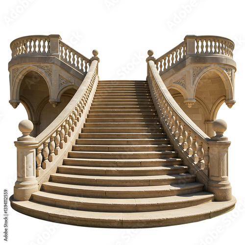 Grand Staircase: Architecture Image, Stock Photo