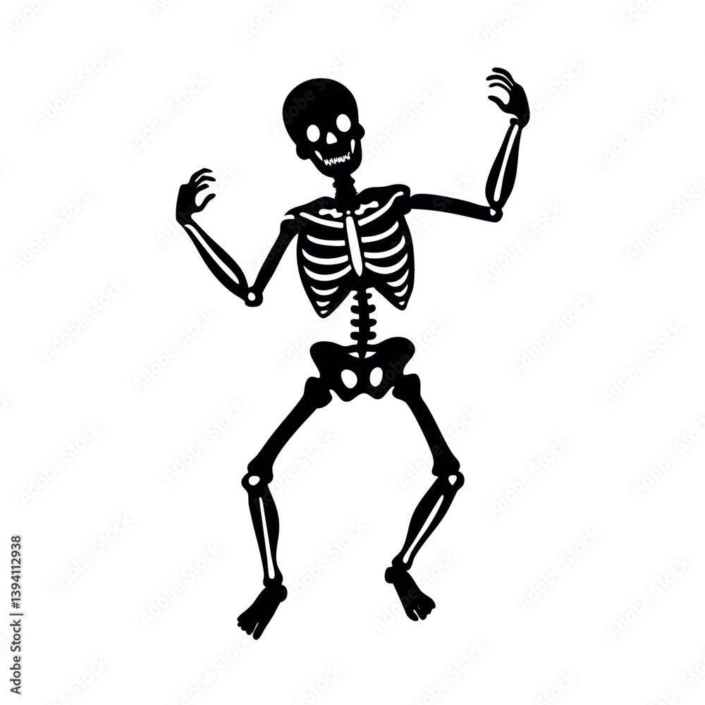 Fototapeta premium skeleton with a skull