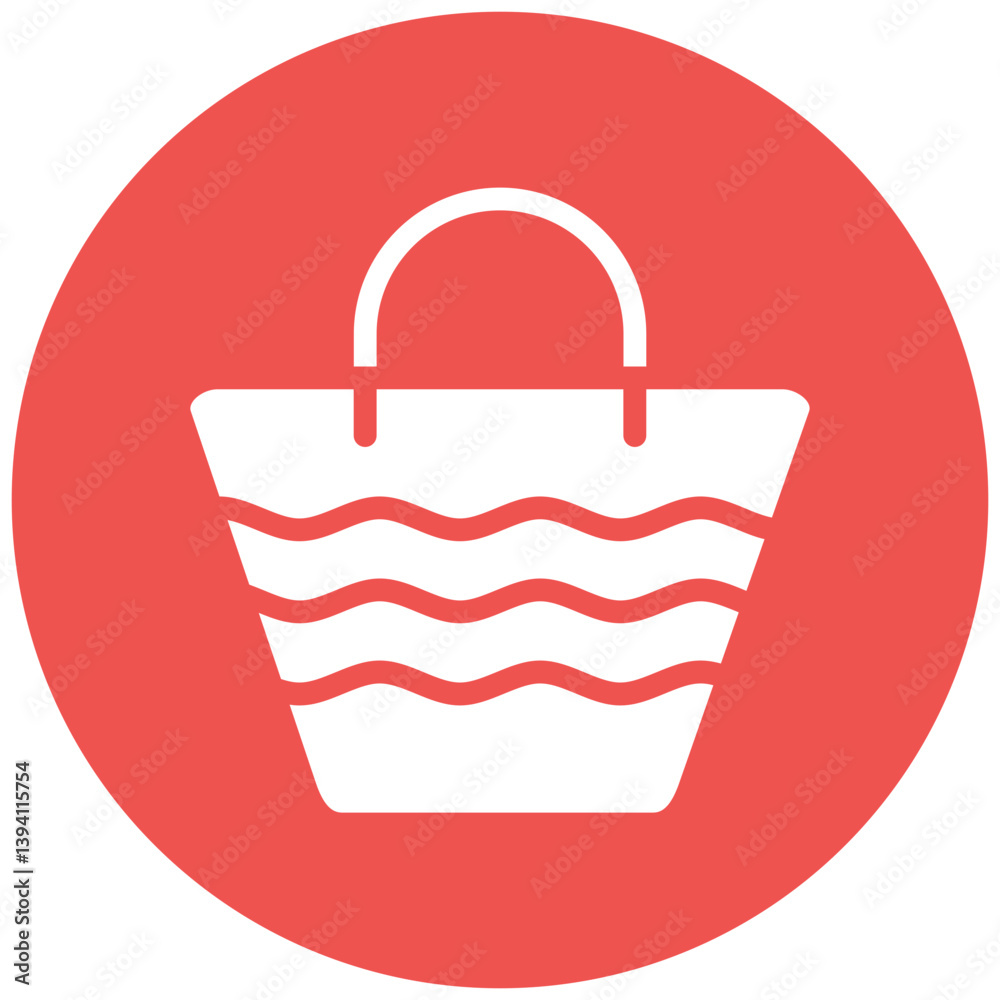 Beach Bag Icon Beach Bag Icon