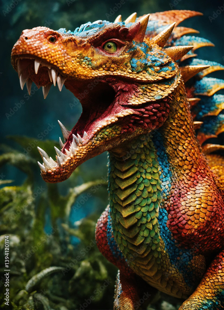 Obraz premium chinese dragon statue