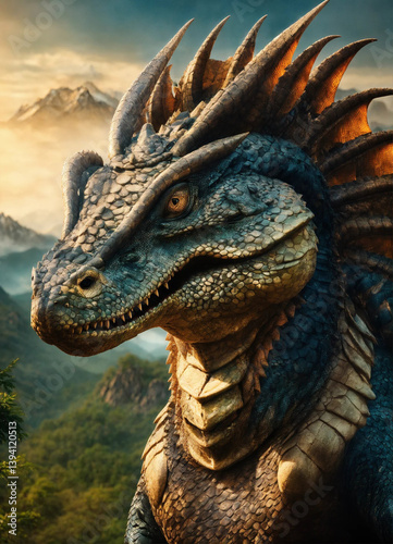 dragon statue in thailand