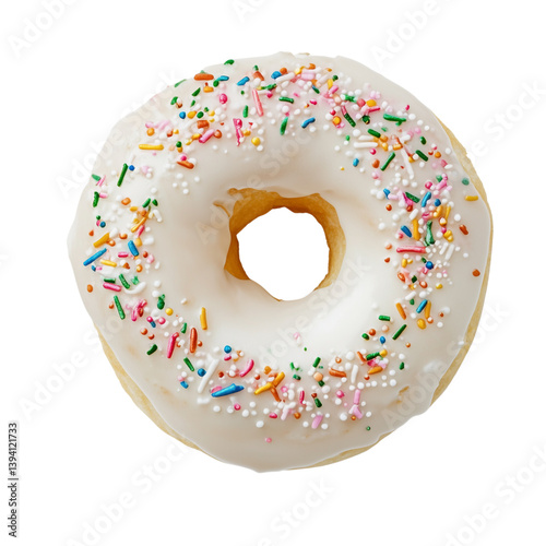 Donuts on transparent background