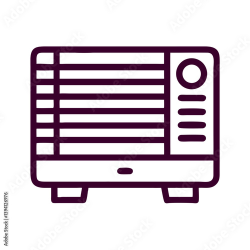Air Conditioner Outdoor Unit Icon Design