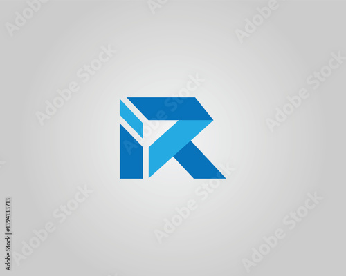 Letter IR Abstract Logo Design Elements Vector Template.
