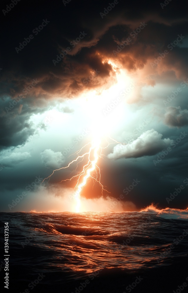 Obraz premium sunset over the sea