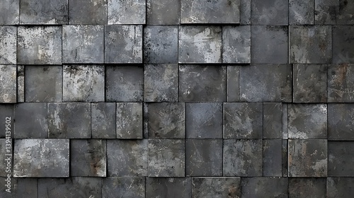 22. Grimy oxidized steel plates forming a seamless background pattern