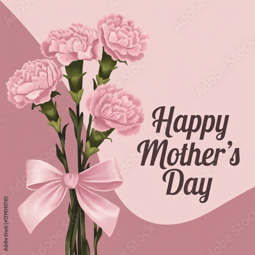 Celebrate Mother’s Day with Heartfelt Wishes and Beautiful Pink Carnations - Express Love and Gratitude with Thoughtful Gifts, Elegant Floral Arrangements, and Meaningful Messages to Honor Mom