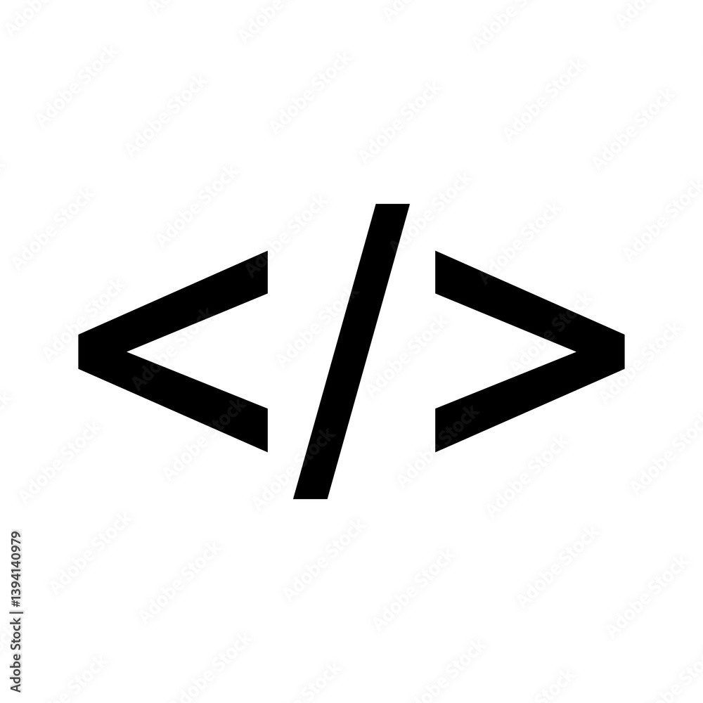 html brackets icon vector template illustration design html brackets icon vector template illustration design