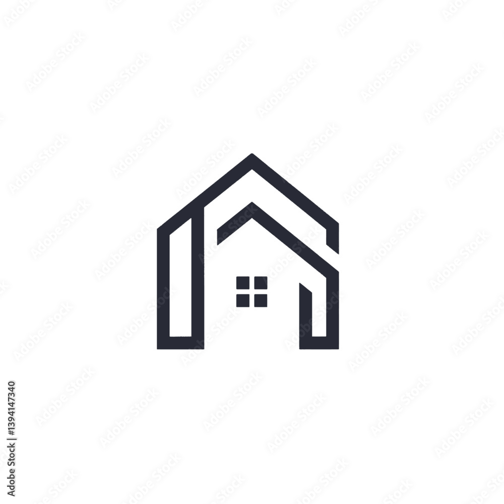 Minimalist Home Design Logo Minimalist Home Design Logo