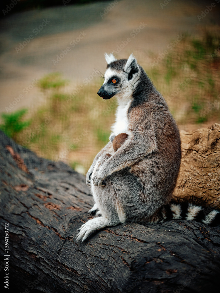 Fototapeta premium ring tailed lemur