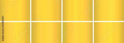 gold gradient,A set of metallic glossy gradients, The texture of a smooth metal surface. A collection of gold metallic gradients, shiny gold gradients , gradient pack ,Vector illustration,vector 10eps