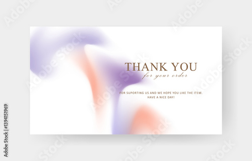 thank you card template, customer business card, aesthetic greeting template, printable custom small business card	