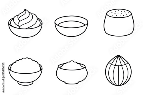 Protein Shake Line Art Creative Drawing for Health Illustration 