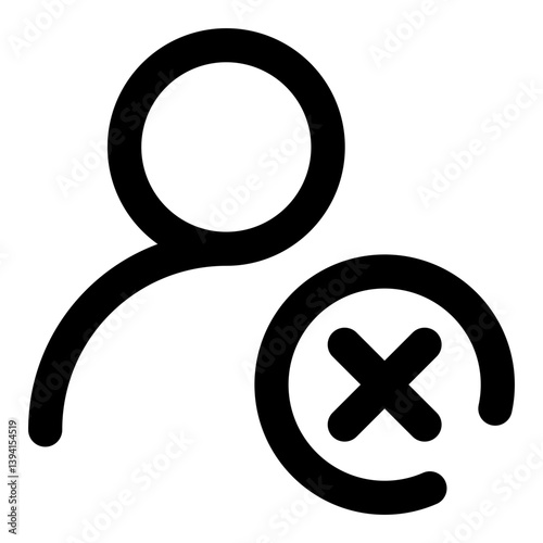 users dashed line icon